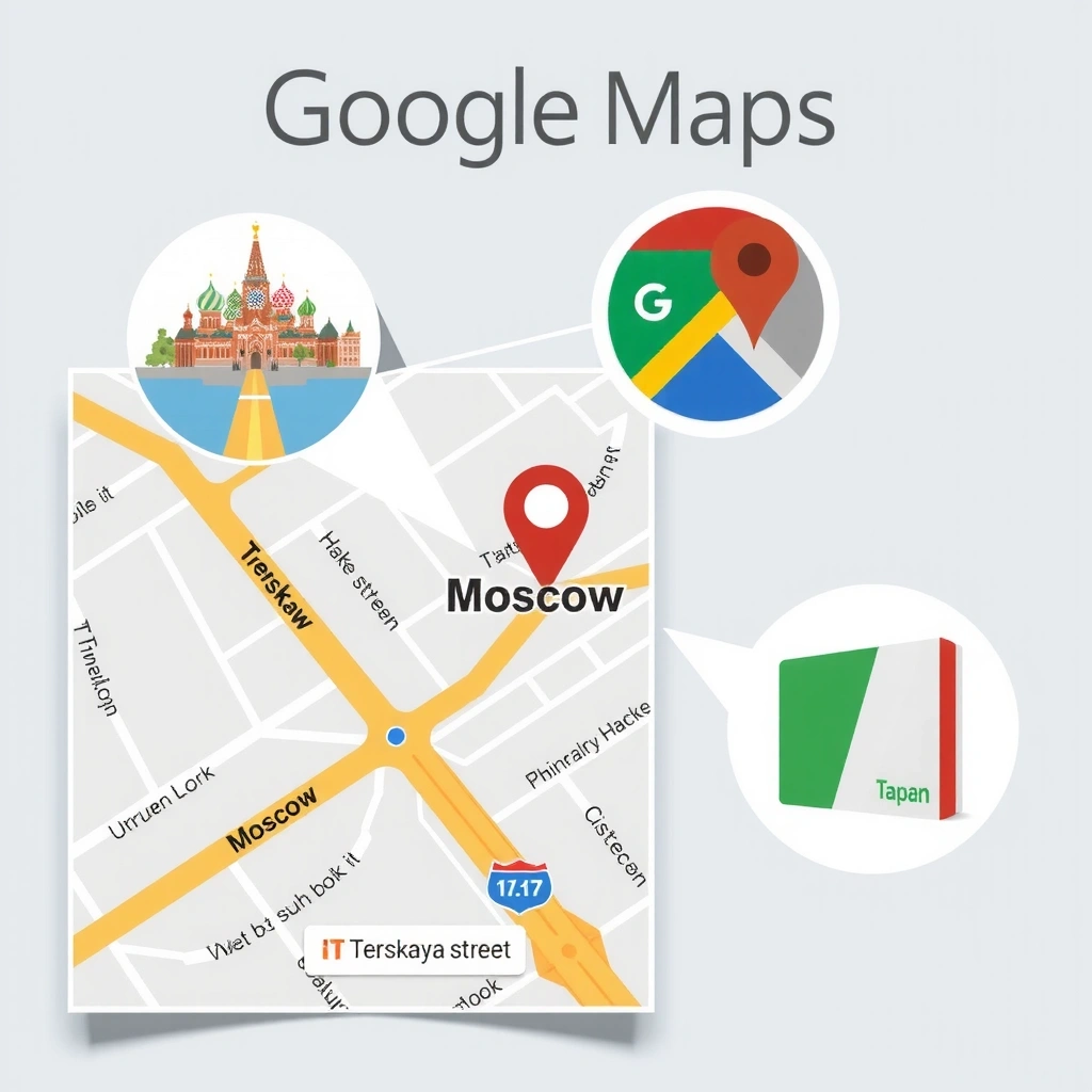 Карта с местоположением офиса